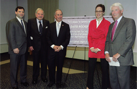 D-LMA 50th Anniversary Celebration D-LMA 50th Anniversary Celebration (from left: Frank Bisignano, David Rockefeller, Mayor Michael Bloomberg, Elizabeth Berger, Robert Douglass)